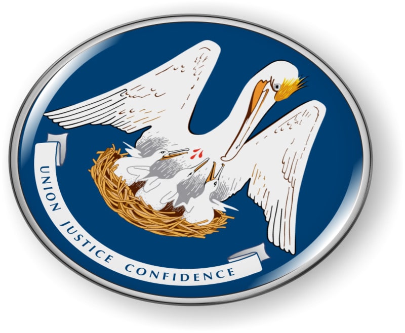 Louisiana - State Flag Emblem